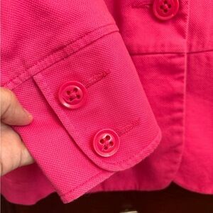 CAbi size 10 hot pink blazer
